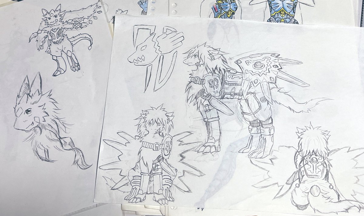 #過去絵を投げて絵を描いた気になろうキャンペーン 
部屋の大掃除したら出てきたもんで… 