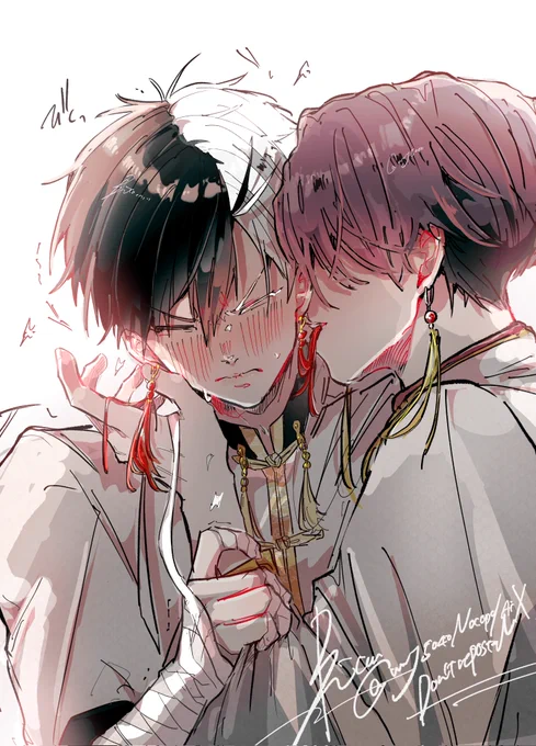 すおさく//おそろいだね。 