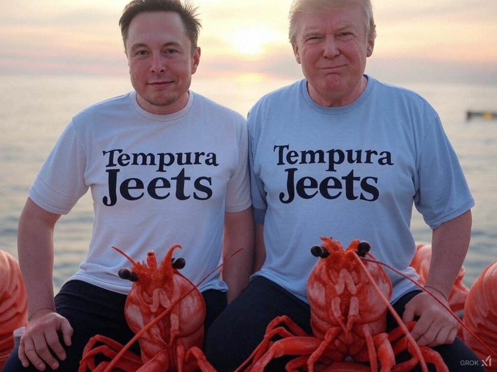 ElonShrimp's tweet photo. I’m eWonnnn Muhhhhh I’m fwend wif Chrump and we have Shwimp!!! eRon shWimp! https://t.co/nEi3jvwFUs