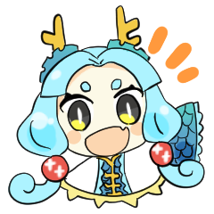 「【#犬飼さんの毎日ミニキャラ】『辰年に使えるりゅりゅちゃんスタンプ』のメイン画像」|犬飼＠4/1ありがとうございました！🌟NEOKET4【B50】のイラスト