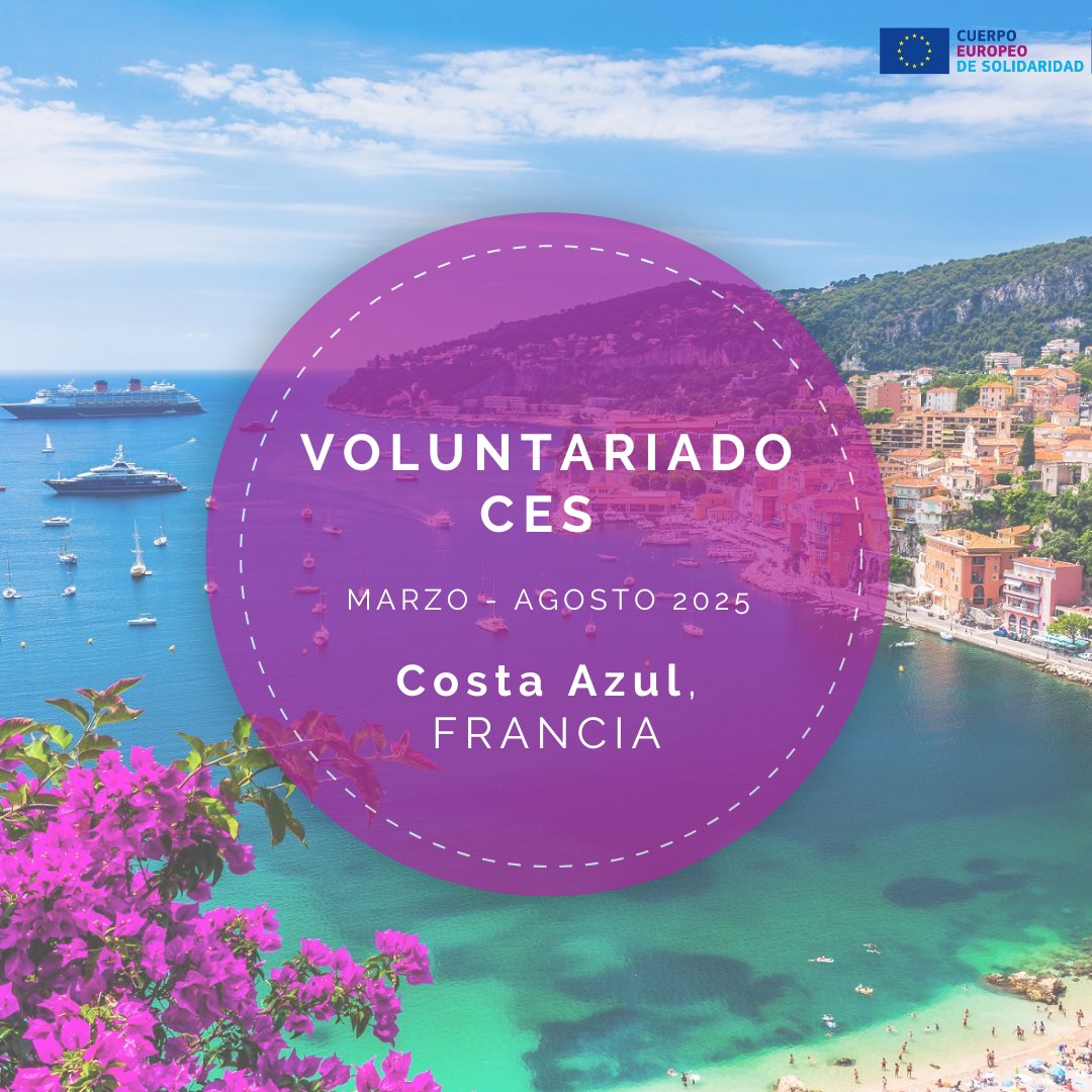 🌍 ¡Oportunidad de voluntariado CES en la Costa Azul! 🇫🇷

🤩 ¿Estás listo para vivir una experiencia única en el campo de la integración juvenil y la movilidad internacional?

⏳ 6 meses, a partir de marzo 2025

Incluye: 🍽️,✈️,🏠,💰

🔗linktr.ee/Eurodeskalaquas