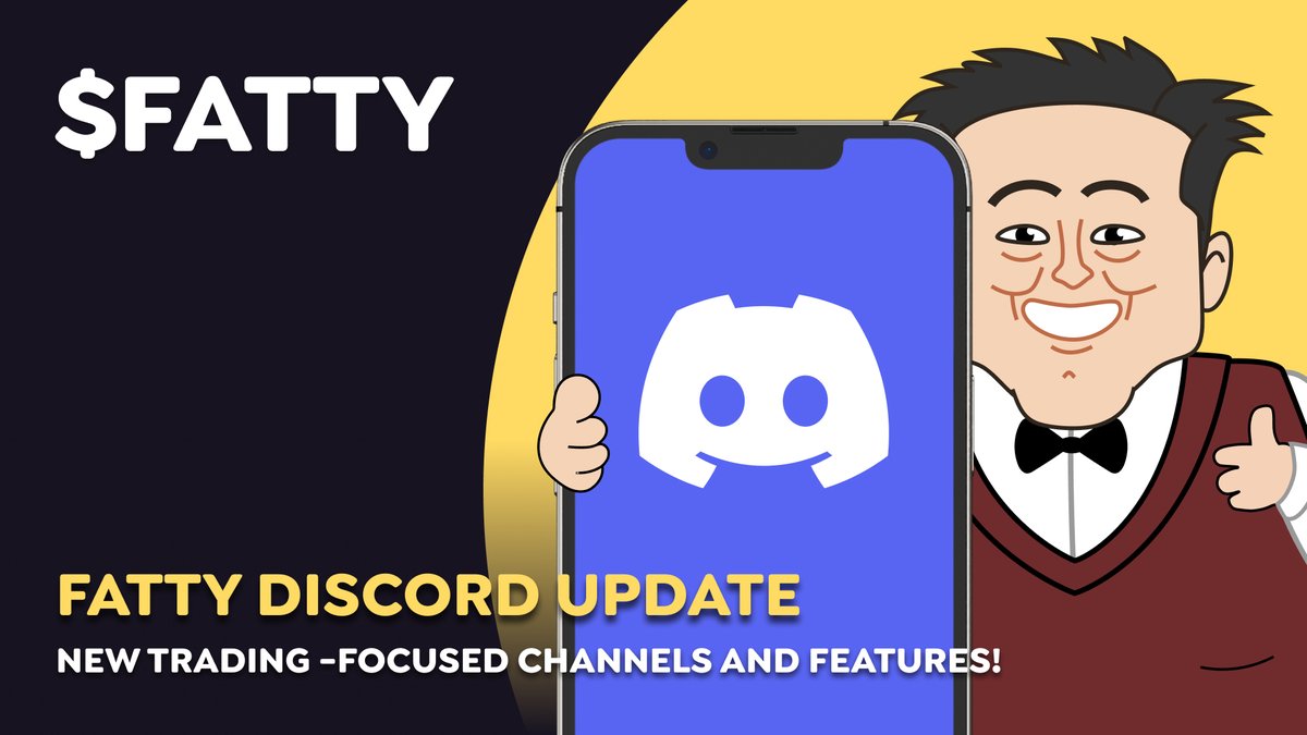 fatty_io's tweet photo. 🍩 Important #Discord Update 🍩

💎 As you already know, #FatBot is set to be a game-changer in the #trading bot space. However, besides delivering a top-tier product, our community is just as important to us. Over the next few days, we will be making #updates to this Discord server, bringing you high-quality trading content, tips, analyses, news, and more!

🚀 Trading competitions
🚀 Alpha
🚀 Giveaways
🚀 Signals
🚀 Analysis
🚀 ...and more...

Stay tuned!

$FATTY #FATTY #Web3 #ETH