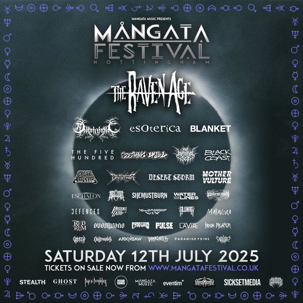 Overthrone (@overthronemusic) on Twitter photo Mangata Festival 2025!
We're excited to get back to Nottingham for this one, alongside some old friends ๐ค๐ค and headliners, the mighty <a href="/theravenage/">The Raven Age</a>!
Tickets on sale now! mangatafestival.co.uk Mangata Festival 2025!
We're excited to get back to Nottingham for this one, alongside some old friends ๐ค๐ค and headliners, the mighty <a href="/theravenage/">The Raven Age</a>!
Tickets on sale now! mangatafestival.co.uk