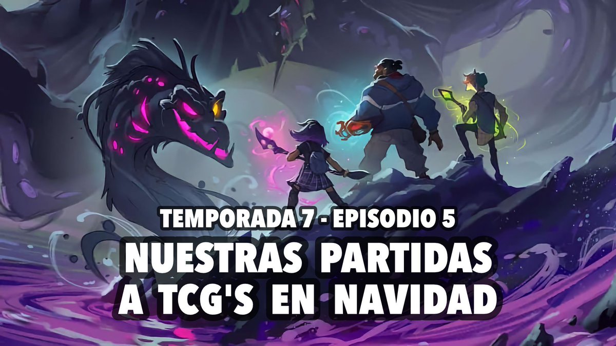 Nuevo episodio del podcast donde hablamos de los TCG's que hemos jugado en Navidad y más.
Puedes escucharnos en creators.spotify.com/pod/show/carta…, desde tu app de podcasts preferida o en YouTube en youtube.com/watch?v=Kw9b81…