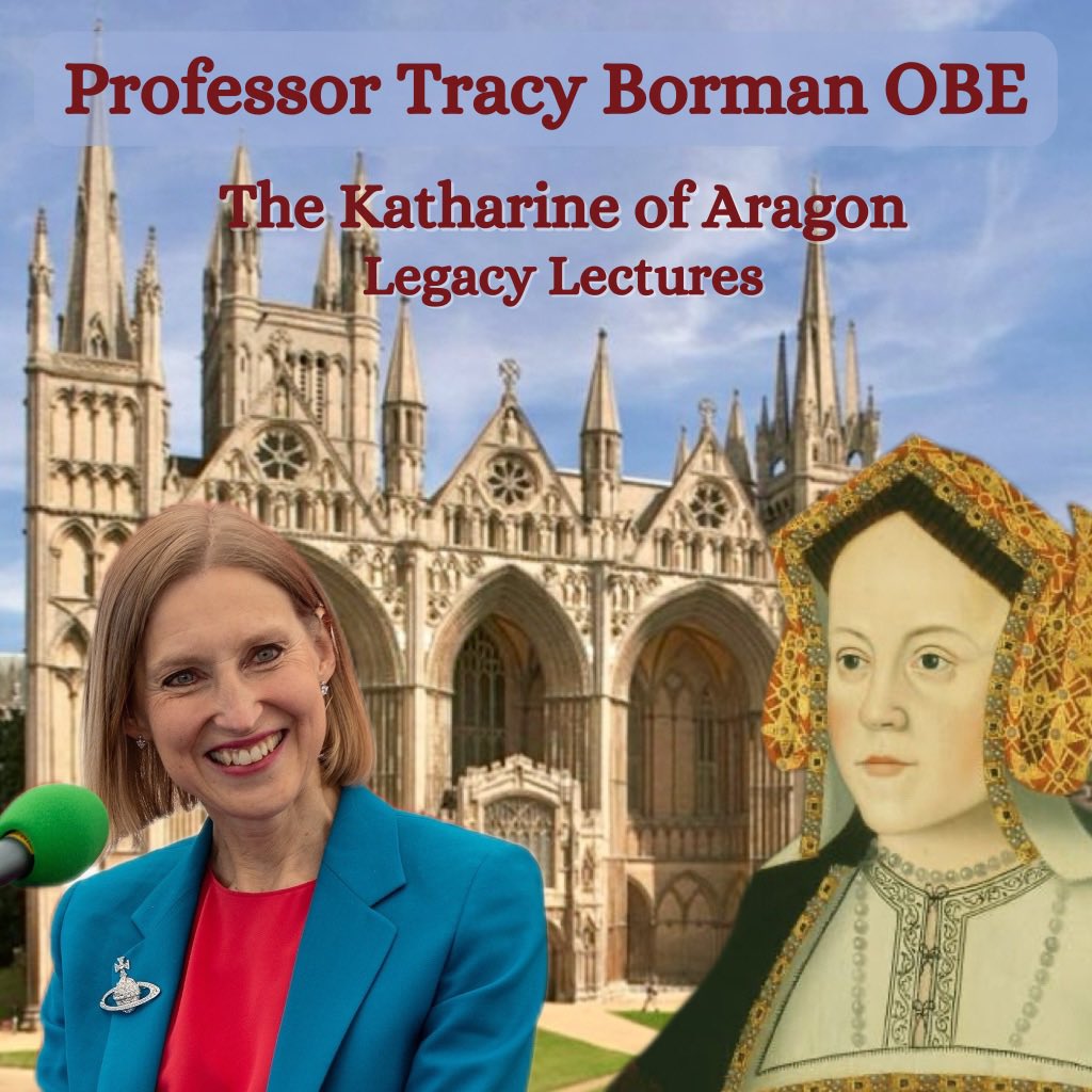 I’m thrilled to announce that the first speaker for The Katharine of Aragon Legacy Lectures is Professor <a href="/TracyBorman/">Tracy Borman OBE</a>, OBE! Please do join <a href="/OntheTudorTrail/">Natalie Grueninger</a> and me from 5th April to help raise much-needed funds for <a href="/pborocathedral/">Peterborough Cathedral</a>: eventbrite.com/e/122267652138…