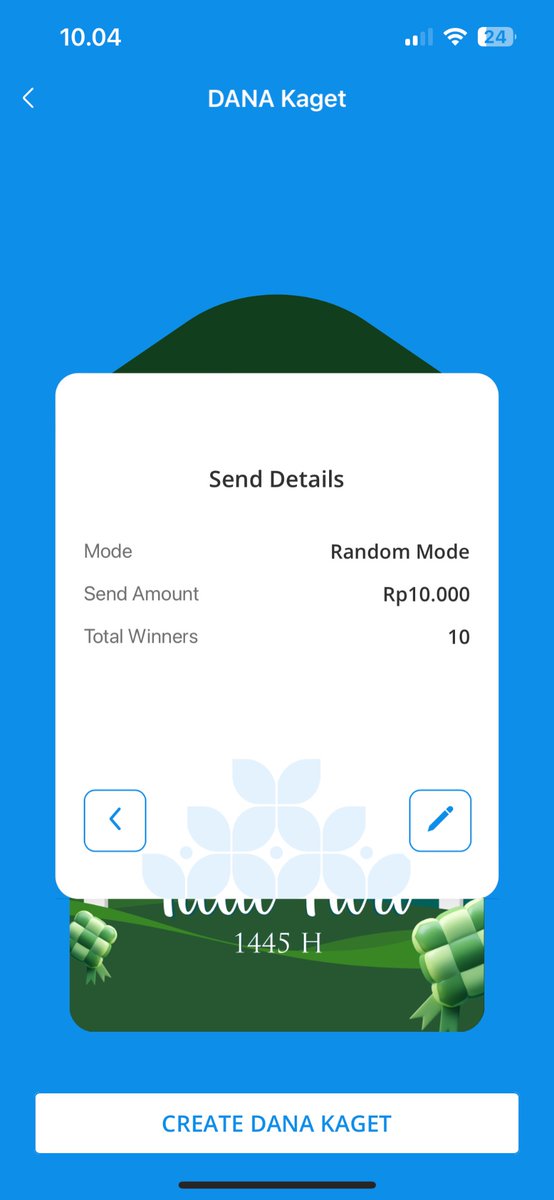 Last yok DANA Kaget 10 slot nanti aku pilihin di rep buat dikirim link di DM.
DANA Kaget dari aku no scam ya, beneran di DM dan dikirim bukan ss aja 🤪

Seperti biasa rt, like, reply aja 🫵🏼