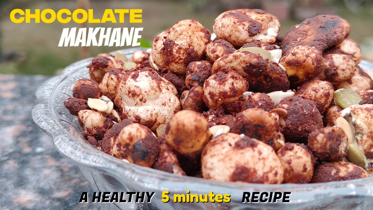 bigsiscooking's tweet image. youtu.be/keKGki_moY0
Chocolate Makhane : 5 Minutes Dessert (Guilt Free Snack) ..
#foxnuts