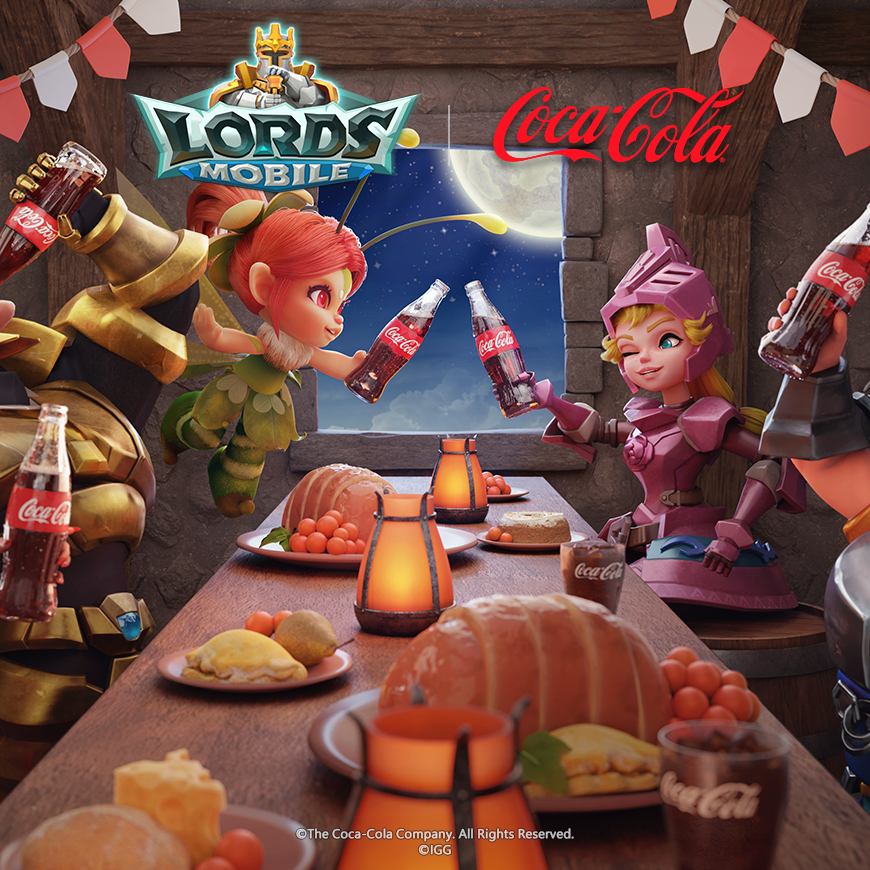 ¡Ya está aquí la colaboración entre Lords Mobile y Coca-Cola! ¡Celebra el 9.º aniversario de Lords Mobile con Coca-Cola en un mundo de fantasía! 😍

📆 Duración del evento: 01/02/2025 ~ 28/02/2025 (GMT-5)

#CocaCola #lordsmobile