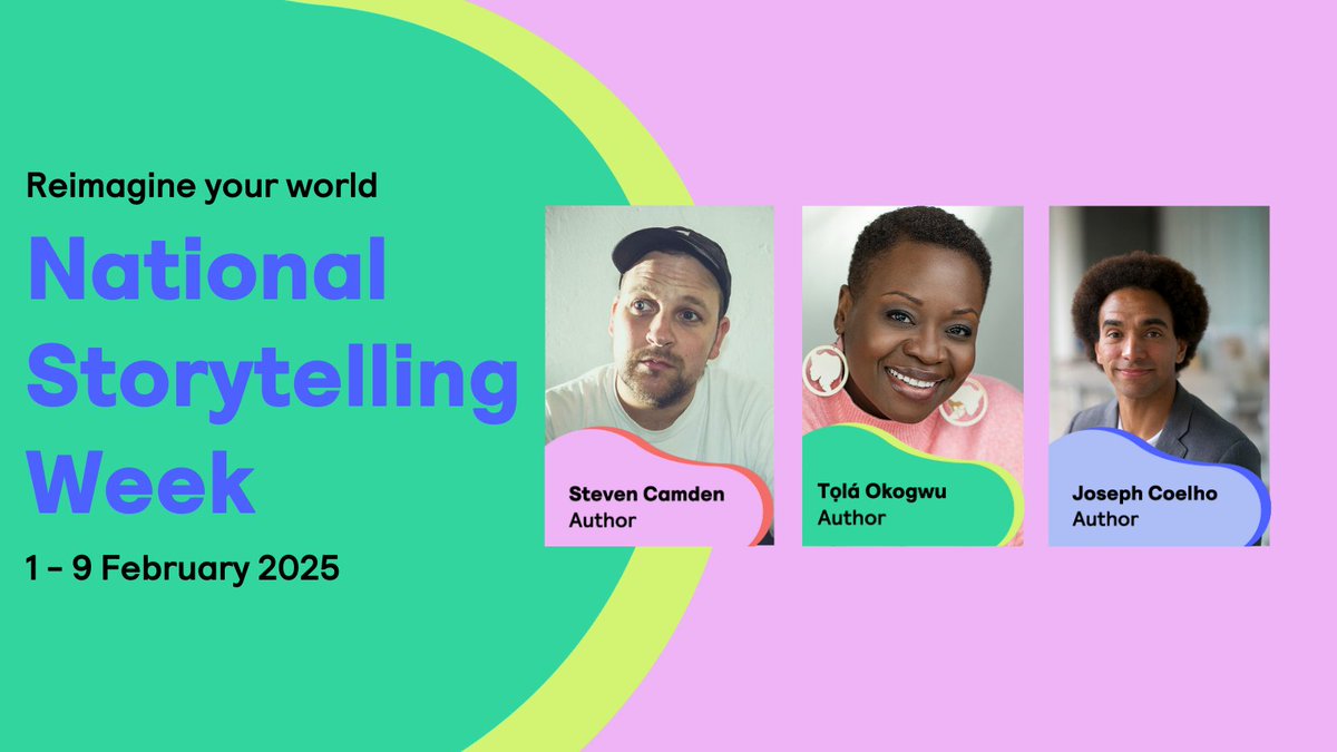 Literacy_Trust's tweet image. Happy #NationalStorytellingWeek! 

Our events and curriculum-linked resources, created with professional writers, will inspire your pupils to discover a love of writing and find the storyteller within.

We can't wait to see it in action - remember to tag us in your photos.😍