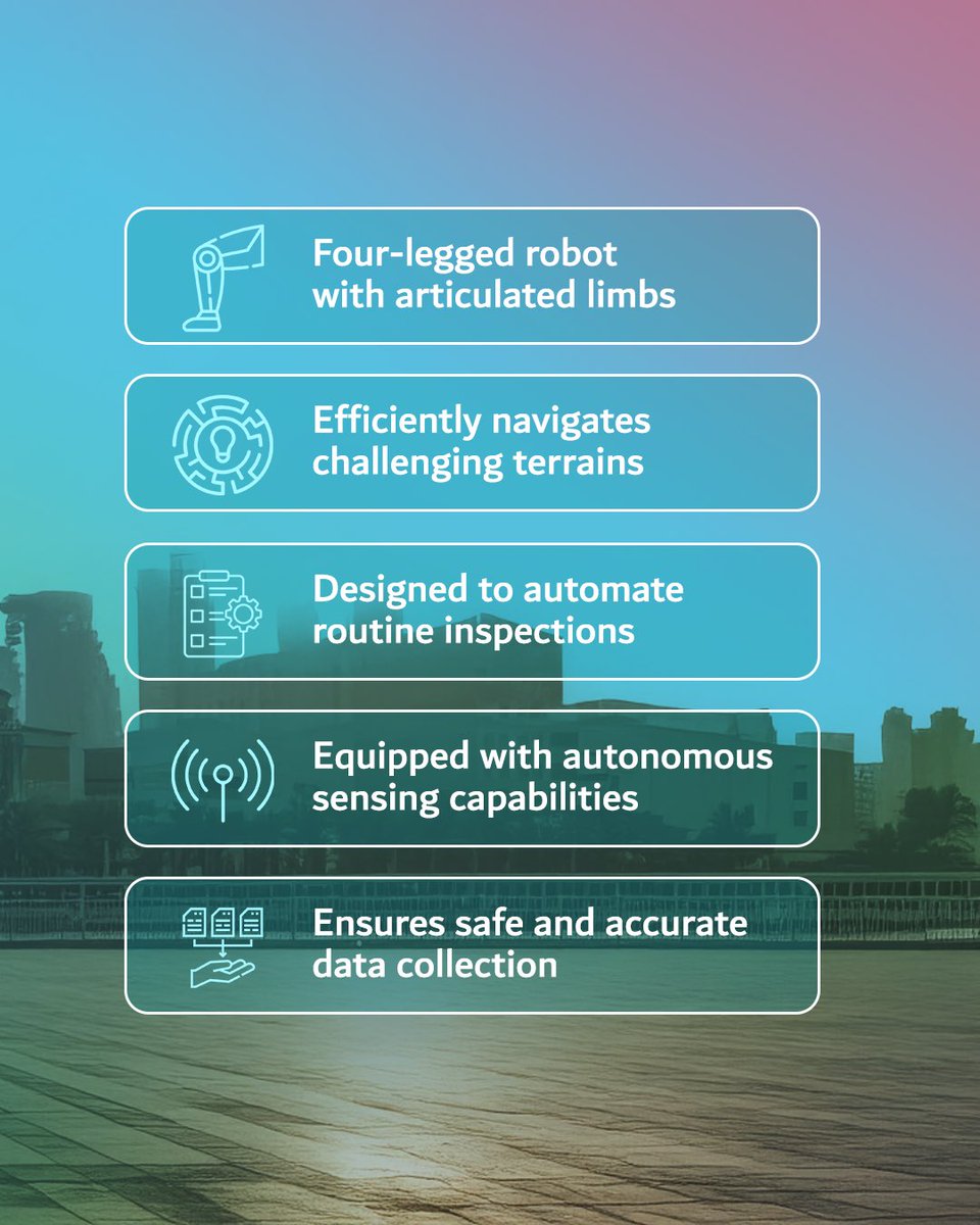 DigitalDewa's tweet image. Spot Robot, combines agility, autonomous sensing, and precision to tackle tough terrains and automate inspections.
For more, contact us on: reach@thedigitalx.ae
#DigitalX #DigitalDEWA #SpotRobot #RoboticSolutions #Innovation #DigitalTransformation #SmartSolutions