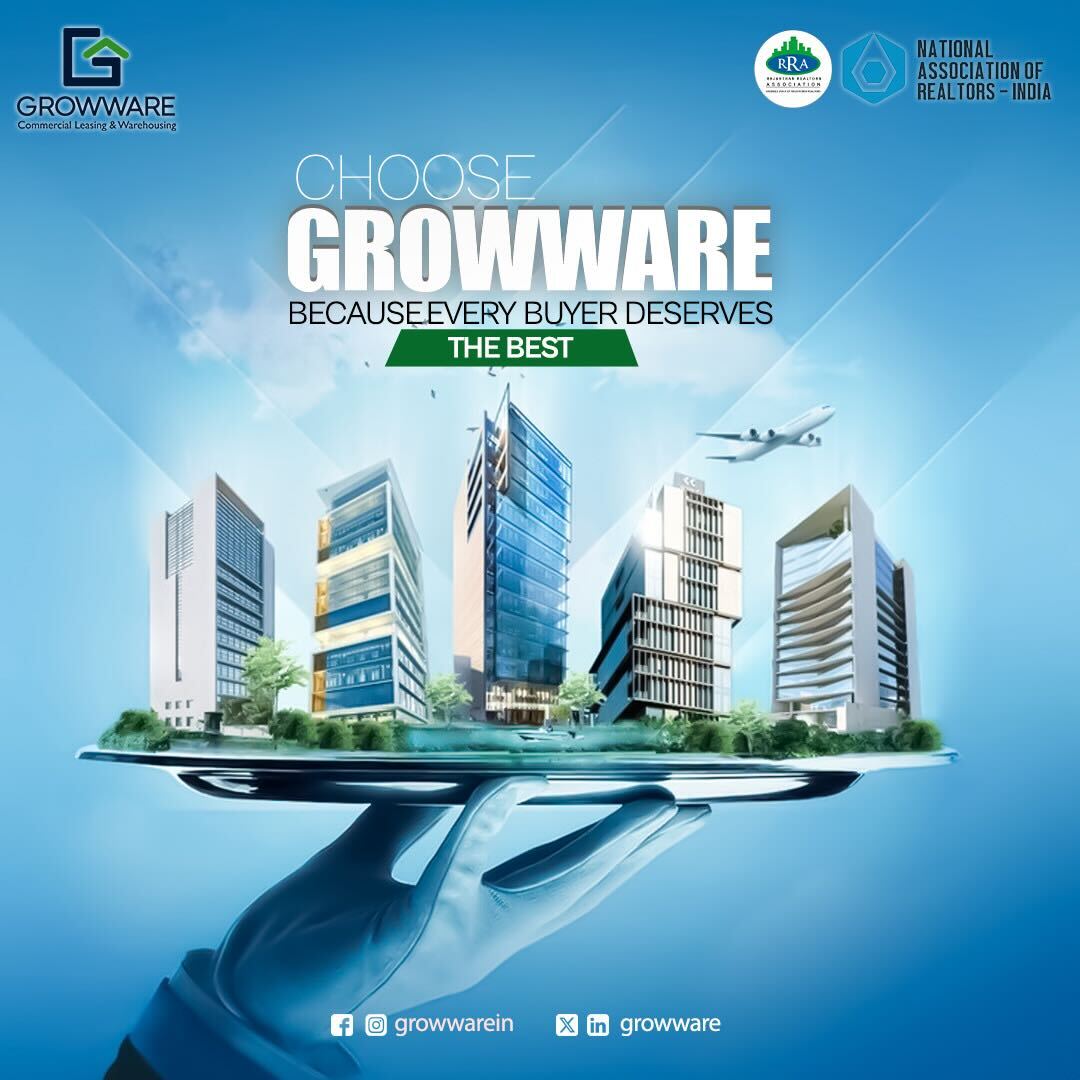 growware's tweet photo. Elevate your business with the finest commercial spaces!🚀📈
 
Choose hashtag #Growware for premium leasing and warehousing solutions. Because YOU deserve the best! 💯

#RealEstateIndia #BusinessExpansion #GrowWare #InvestSmart #CommercialRealEstate #Warehouse https://t.co/KMia6KyPOJ