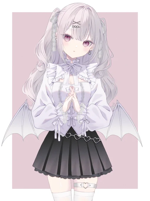 #ツーサイドアップの日悪魔さん 