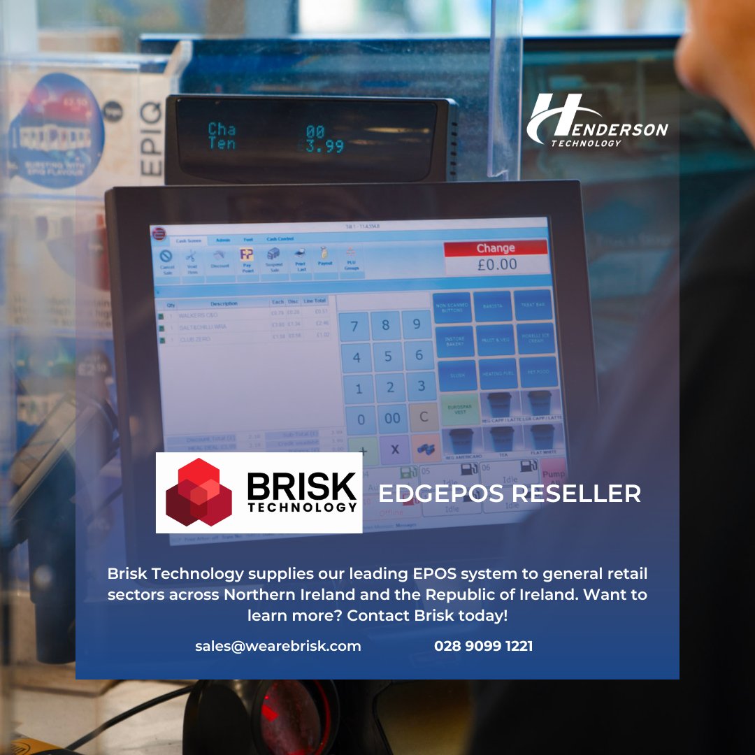 𝑹𝒆𝒕𝒂𝒊𝒍𝒆𝒓𝒔 𝒊𝒏 𝑹𝑶𝑰 – 𝒍𝒐𝒐𝒌𝒊𝒏𝒈 𝒇𝒐𝒓 𝒂 𝒈𝒂𝒎𝒆-𝒄𝒉𝒂𝒏𝒈𝒊𝒏𝒈 𝑬𝑷𝑶𝑺 𝒔𝒚𝒔𝒕𝒆𝒎?

Look no further than Brisk Technology! 💻✨

📞 Contact Brisk Technology today at 028 9099 1221 to take your retail business to the next level! 🚀🛍️

#BRISKwithEDGE