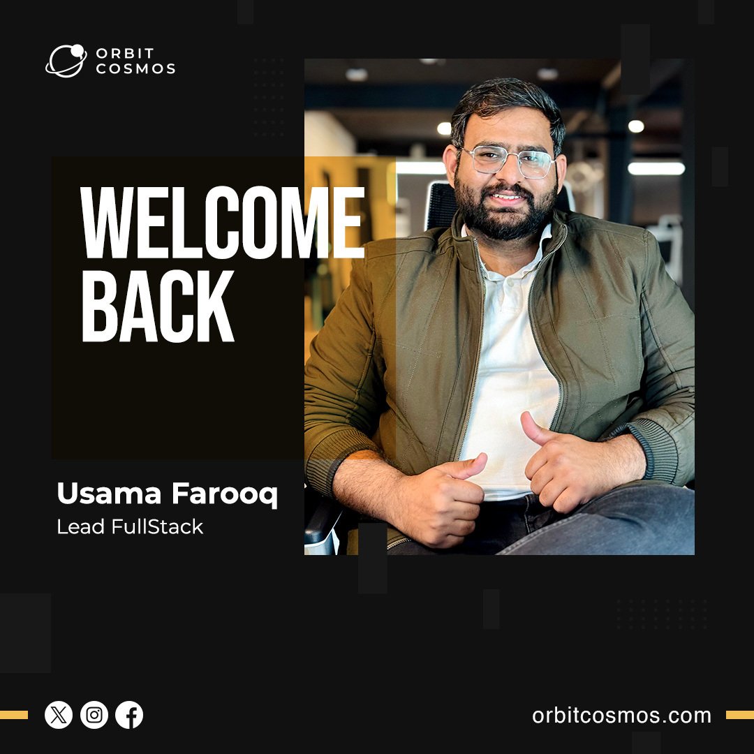 orbiogames's tweet photo. Back in the game, stronger than ever! ๐ฅ
We are beyond thrilled to welcome back the powerhouse of innovation, Usama Farooq, as our Lead Full Stack Developer.
Welcome home, Usama! Letโs build, innovate, and set the future on fire - together.
#WelcomeBack #OrbitCosmos https://t.co/vPkIiTkcrN