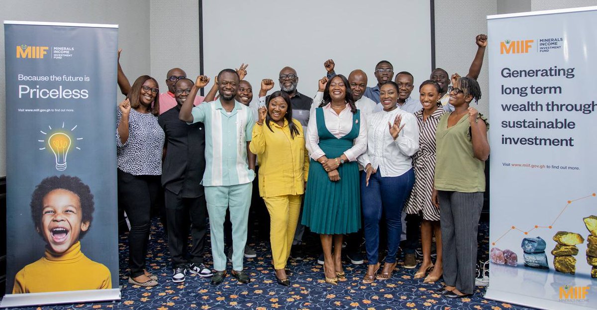 MineralsFundGH's tweet photo. 5/5 urging the Management to work diligently to keep the Fund moving forward.
It was a transformative conversation that has empowered the Senior Management team to be more efficient in their duties.
#MIIF #Management #Orientation #teamwork #leadership https://t.co/M4txrtI1TG