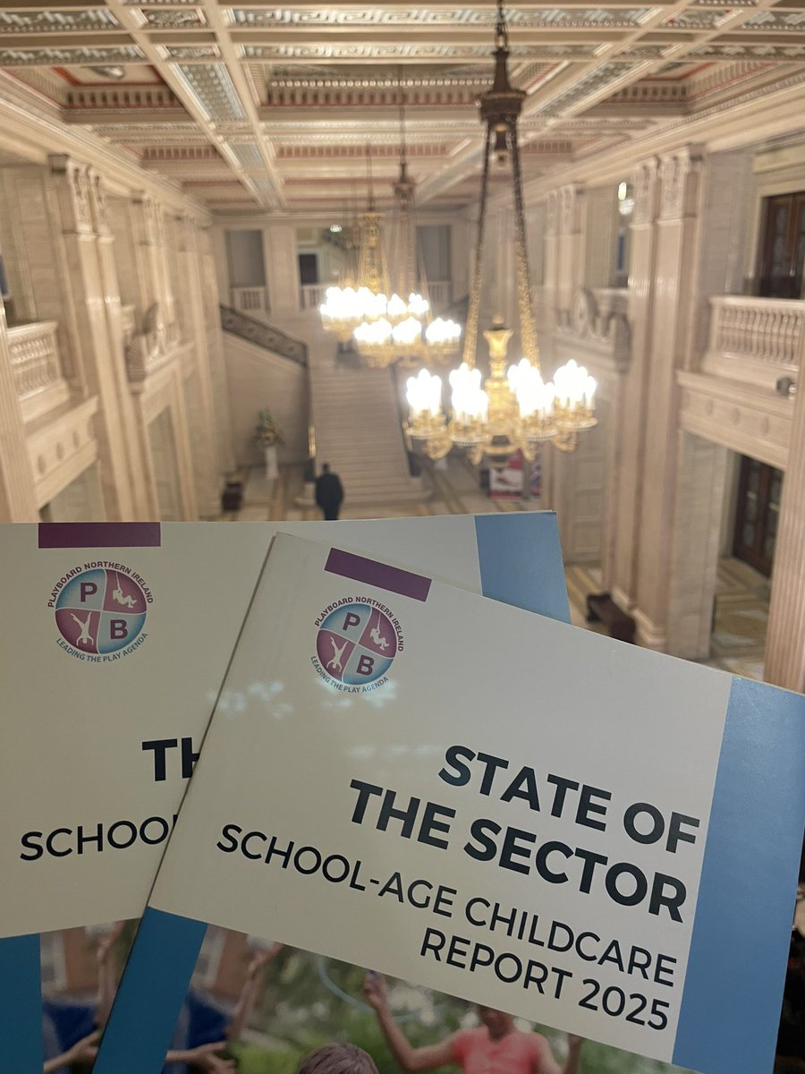 We’re at Parliament Buildings this morning to share our State of the Sector - School-Age Childcare report with MLAs. 

playboard.org/concerns-grow-…

#StateOfTheSectorSAC