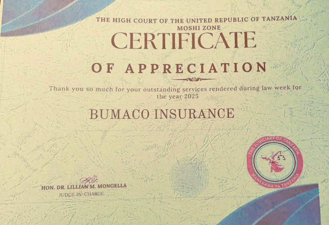 BumacoInsurance's tweet photo. Kampuni Yako Ya Bima Bumaco Insurance, imeshiriki katika Maadhimisho Ya Wiki Ya Sheria yaliyoanza 25 Januari - 01 Februari 2025 kufikia kileleni leo Machi 3,2025 inayofanyika Viwanja Vya Mahakama Kuu Kanda Ya Kilimanjaro. #insurancetz #Bumacoinsurance https://t.co/b8zLaX0fqx