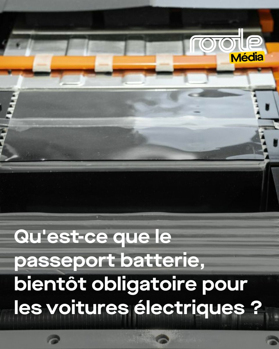 À partir de 2027, les voitures électriques auront un nouveau compagnon : le passeport batterie. Qu'en pensez-vous ? 🔋✨
➡️ l.roole.fr/fe