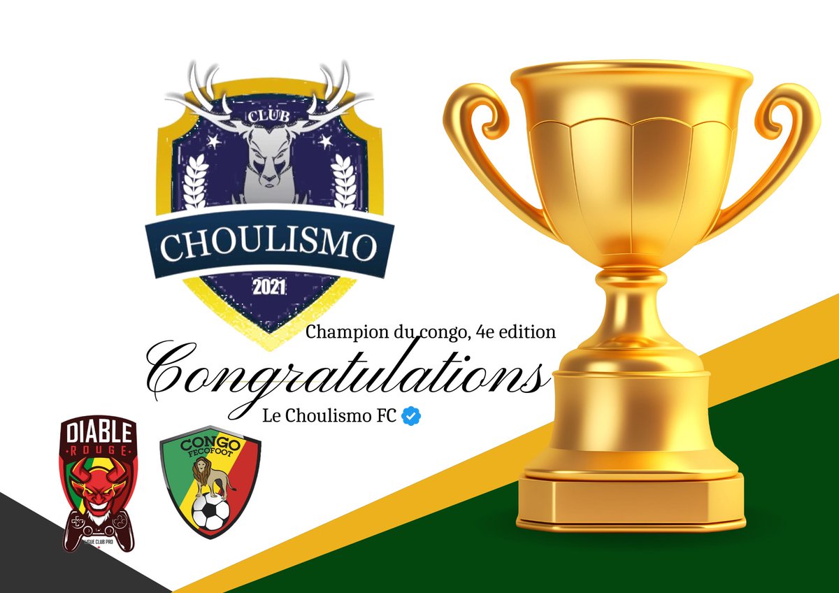 Félicitations au Choulismo Fc 🙌🏾
Merci à tous les participants, dommage que tous le monde n’aie pas fini , bonne chance pour la suite