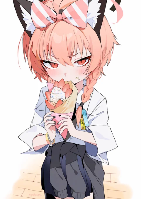 制服ネル #ブルアカ 