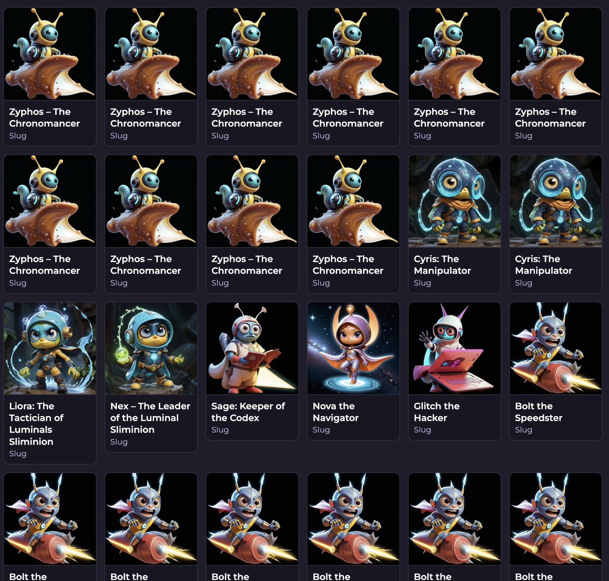 HBARSLUG's tweet photo. 🚨 NEW NFT Minted &amp; READY to SEND 🚨

The freshly minted "Zyphos The Chronomancer" NFT is ready for the top winners!   Make sure to associate the token

🚀Token: 0.0.8219088
 🚀Collection : Sliminion : The Guardian of Echo Realm

Comment ⤵️ , Once Associated !!

#SlugNFTGiveAway https://t.co/F90ueTxk2s
