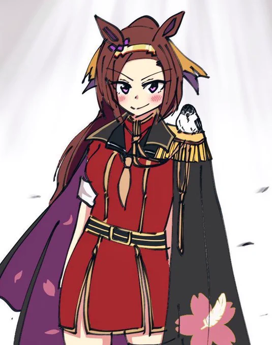 私あの赤い人、オリジナル勝負服のモデルにするくらいには好き。 