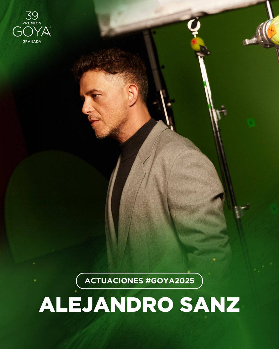 PremiosGoya's tweet photo. ⭐ Alejandro Sanz https://t.co/cZKGCwKmXe