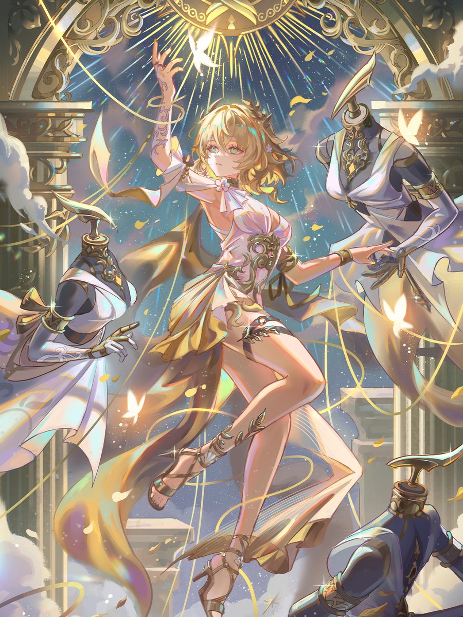 jwijaya_art's tweet photo. Manifesting the Goldweaver💛👗
#HonkaiStarRail #Aglaea #hsrcreators https://t.co/dGA37nqcMd