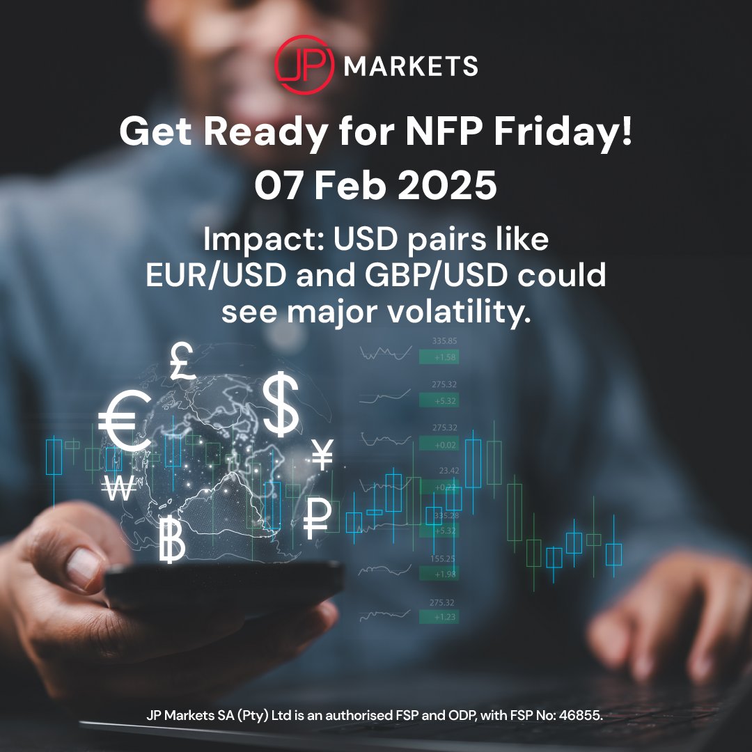 JPMarkets_SA's tweet photo. Get ready for one of the most anticipated market events of the month! 🔥📈
Plan your trades, manage risk, and stay informed! 🔗 https://t.co/10ak9HSDCl
The countdown to NFP has begun!
#jpmarkets #jpm #realtrading #realtraders #trading #nfpfriday #nonfarmpayroll #nfp https://t.co/HO2e14jVdz