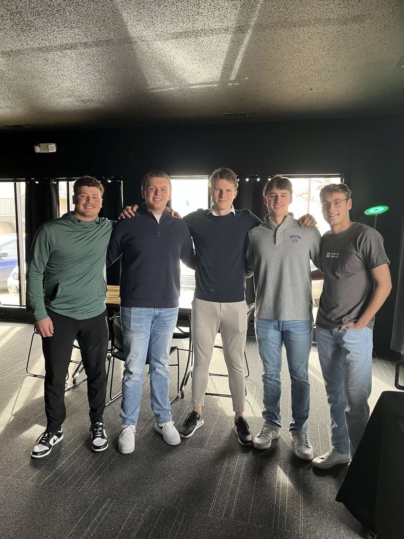 MMULancersGolf's tweet photo. Wout Kerkhofs (in the middle) our international golfer from Netherlands, was baptized yesterday! Congratulations Wout! https://t.co/WLHxDAv59K