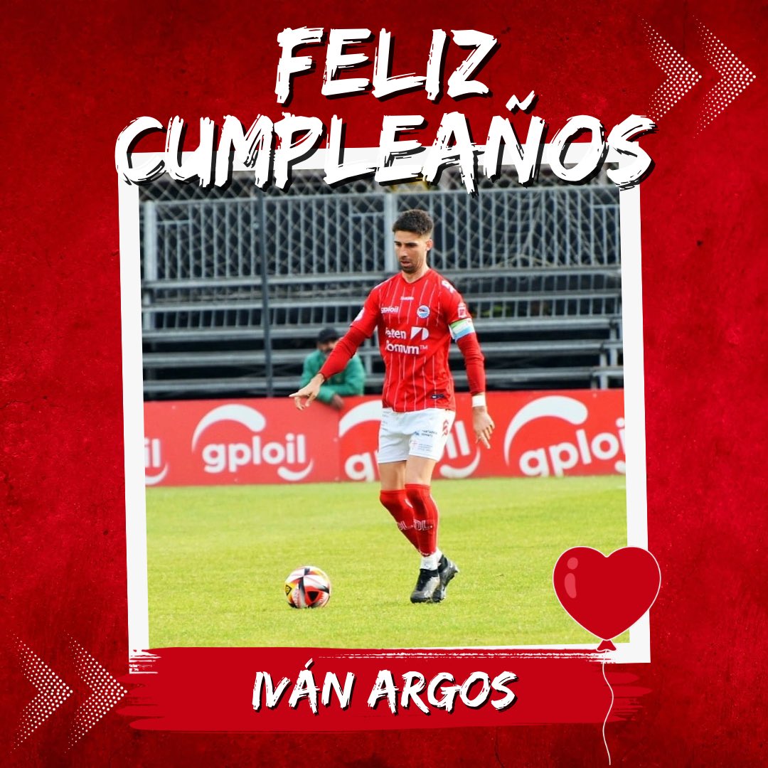 CDLaredo's tweet image. 🎂 Hoy cumple años nuestro capitán Iván Argos (@IvanArgos) 🎈

🎁 ¡𝐌𝐮𝐜𝐡𝐚𝐬 𝐅𝐞𝐥𝐢𝐜𝐢𝐝𝐚𝐝𝐞𝐬! 🎊