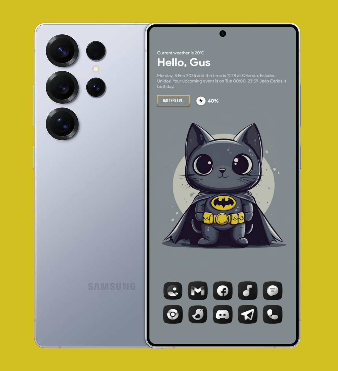 DjGus_Bqto's tweet photo. #New_Setup
#Iconic_Kwgt
#Kwaii_Walls
@zeffisetups
#Icons
#Blacks
@justnewdesigns
#Templates
@TeboulDavid1
@pashapuma1
@andro_idfans
@SmartLauncher
#Android_Setup
#Kustom_Setup
@XiaomiHyperOS_ https://t.co/Eo89O66pm2