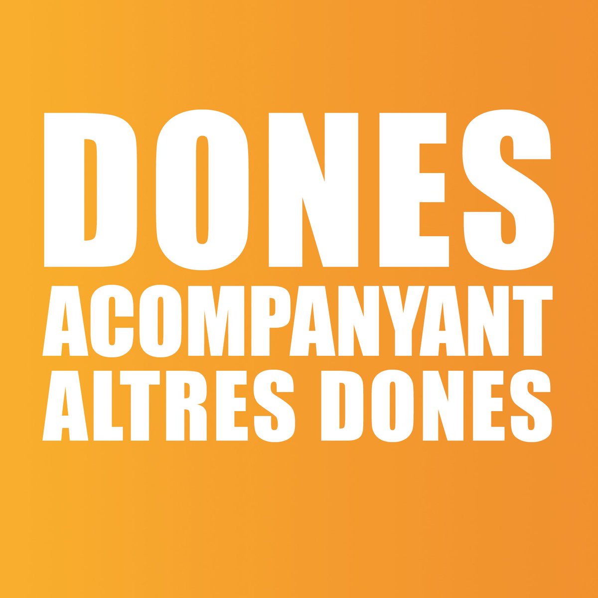 🟣 Dones Acompanyant Altres Dones és una xarxa de suport i ajuda mútua.

Si vols transformar la teva experiència en una eina per combatre la violència masclista, participa en la nova formació!

📅 Cada divendres de febrer
⏰ 18-20 h
📍 C/ Agudes, 26