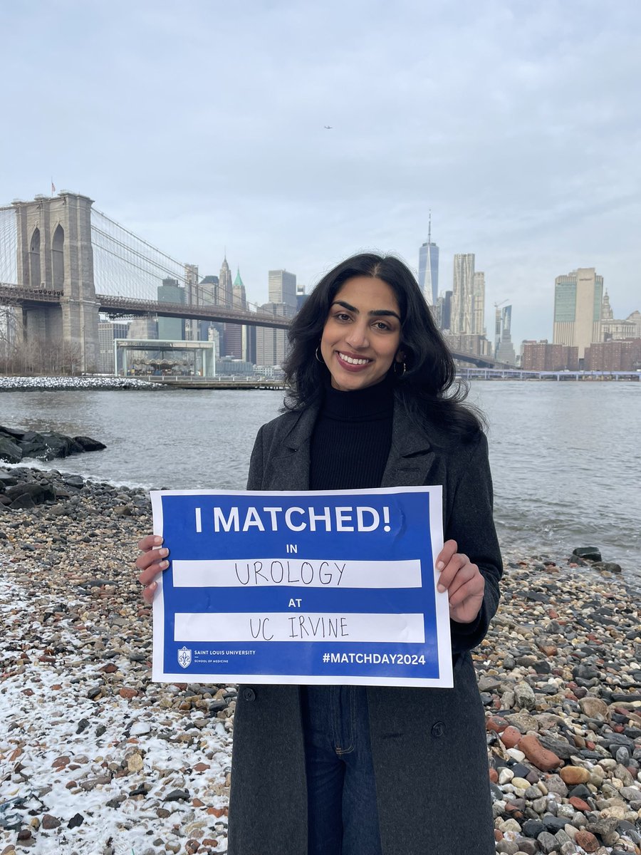 Mayuri Jayaraman (@mayurijayaraman) on Twitter photo SO so excited to share that I’ve matched into Urology at UC Irvine!
Grateful for the incredible mentors, friends, and family who supported me along the way especially during my time in St. Louis. Can’t wait for my next chapter in sunny Southern California
<a href="/UCI_Urology/">UCI Urology</a> SO so excited to share that I’ve matched into Urology at UC Irvine!
Grateful for the incredible mentors, friends, and family who supported me along the way especially during my time in St. Louis. Can’t wait for my next chapter in sunny Southern California
<a href="/UCI_Urology/">UCI Urology</a>