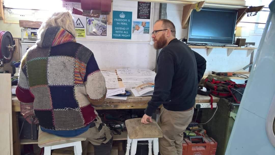 TheEnglishCarav's tweet photo. On This Day 2017
Designing the new interior of Angus beautiful 1960s Safari vintage caravan. Wonderful memories... ❤️❤️❤️
#vintagecaravanworkshop #caravanworkshop #OnThisDay #safaricaravan #vintagecaravan #caravanrestoration https://t.co/3L56LYRy1t