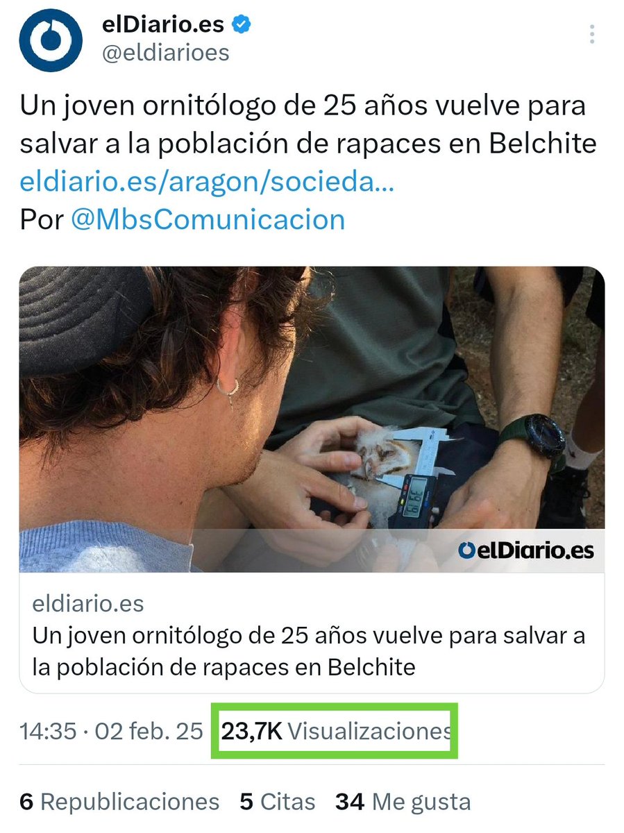 Que una historia de dinamización #rural, #biodiversidad, #educación y #sectorprimario sea tan leía, me hace feliz. 

En los pequeños lugares pasan grandes cosas. 

Vamos a seguir quitándoles a nuestros #pueblos sus innecesarios complejos 😉

✍️ acortar.link/CuwPJN

<a href="/ADECOBEL/">ADECOBEL</a>
