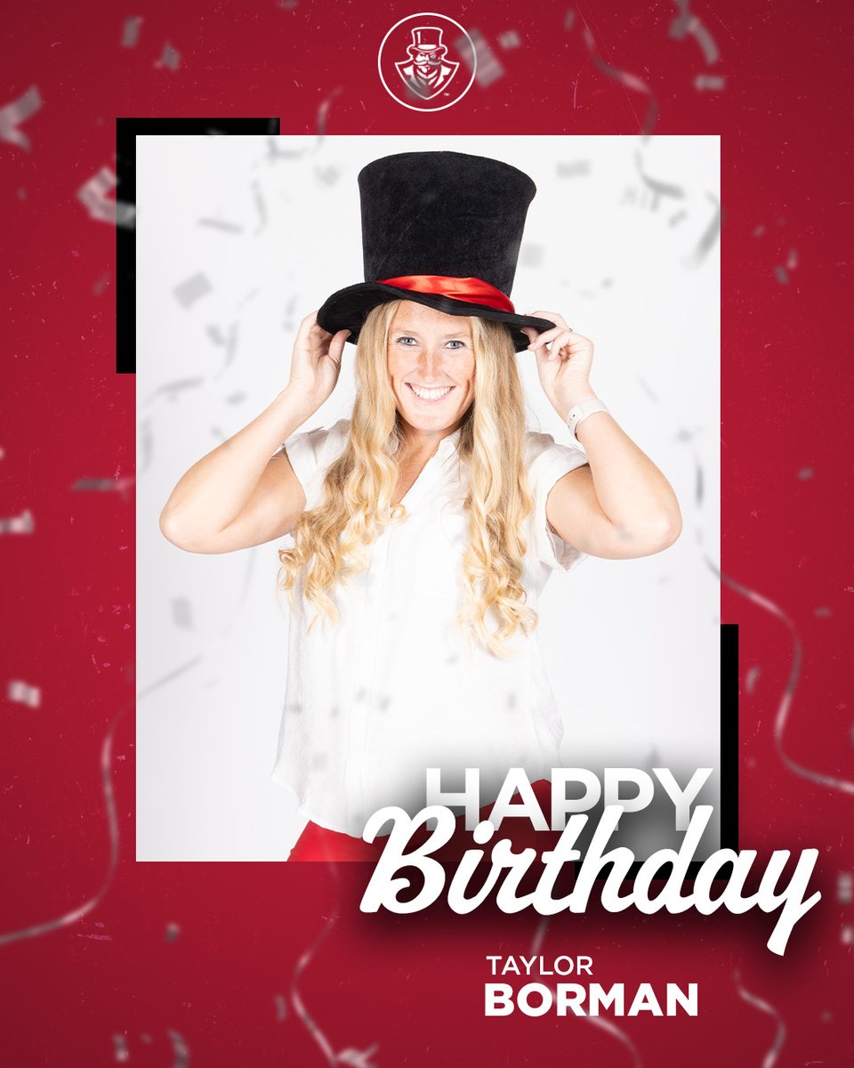 Austin Peay Soccer (@govswsoc) on Twitter photo Govs! Join us in wishing a very 𝗛𝗔𝗣𝗣𝗬 𝗕𝗜𝗥𝗧𝗛𝗗𝗔𝗬 to our assistant coach, <a href="/taylorborman/">Taylor Borman</a>! We hope you have a day, Taylor!🎩⚽️
#GovsGetBetter | #LetsGoPeay Govs! Join us in wishing a very 𝗛𝗔𝗣𝗣𝗬 𝗕𝗜𝗥𝗧𝗛𝗗𝗔𝗬 to our assistant coach, <a href="/taylorborman/">Taylor Borman</a>! We hope you have a day, Taylor!🎩⚽️
#GovsGetBetter | #LetsGoPeay