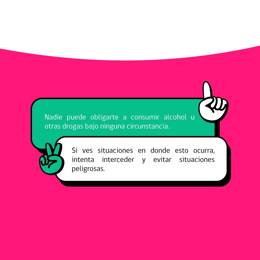 RetiroSenda's tweet photo. ¿Cómo podemos lidiar con la presión social al momento de enfrentarse a consumos de alcohol u otras drogas? Acá te compartimos un par de tips para manejar este tipo de situaciones. 
#CuidarseSiempreEstáDeModa
#Vacaciones2025 https://t.co/pc9MoHpRoB