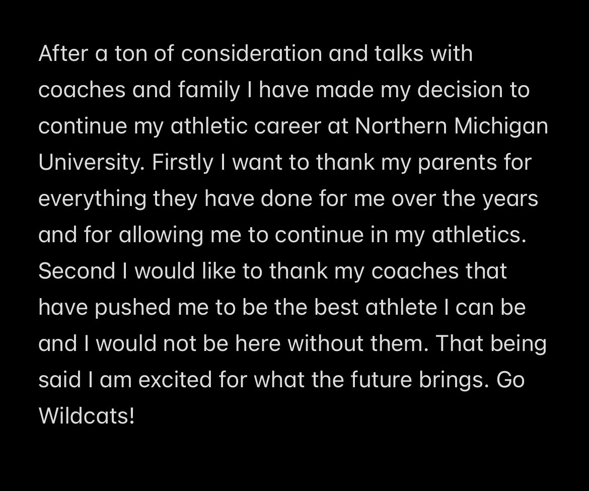 James Weiss III (@jamesweiss262) on Twitter photo Excited to announce my commitment to Northern Michigan University! Go Wildcats! <a href="/NMU_Football/">NMU Football</a> <a href="/NMU_CoachRich/">Shane Richardson</a> <a href="/GrandvilleFB/">Grandville Football</a> <a href="/MIgamenight/">Michigan GAME NIGHT</a> <a href="/GabeMiller22/">Gabe Miller</a> <a href="/stiegee/">eric stiegel</a> Excited to announce my commitment to Northern Michigan University! Go Wildcats! <a href="/NMU_Football/">NMU Football</a> <a href="/NMU_CoachRich/">Shane Richardson</a> <a href="/GrandvilleFB/">Grandville Football</a> <a href="/MIgamenight/">Michigan GAME NIGHT</a> <a href="/GabeMiller22/">Gabe Miller</a> <a href="/stiegee/">eric stiegel</a>