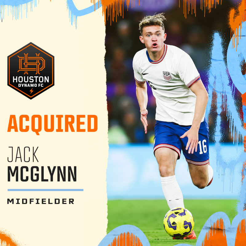 HoustonDynamo's tweet photo. Adding power to the midfield and making history in the H 💥

Welcome to the 713, Jack!