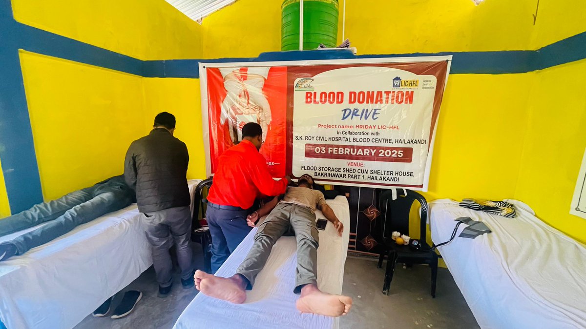 citizens_cf's tweet photo. In commemoration of our 28th foundation day, @citizens_cf @LIC_HFL #Hriday team, organized a successful #BloodDonation Camp at Hailakandi, #Assam. The medical team collected 27 units of blood, earning appreciation from the local community for this noble initiative. https://t.co/gFm08T0NNP