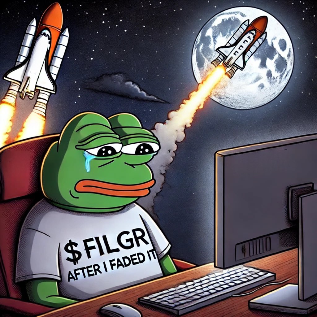 🚨 FREE 100,000 $FILGR AIRDROP🚨

The world’s fucked, might as well get REKT and win some $FILGR. 🍻🔥

HOW TO ENTER:
1️⃣ Buy $FILGR on Pump.fun
2️⃣ Follow <a href="/RektJpegger/">Rekt_Jpegger</a> &amp; Retweet this post
3️⃣ Reply with your Solana wallet address &amp; tag 2 friends

💀 5 random winners