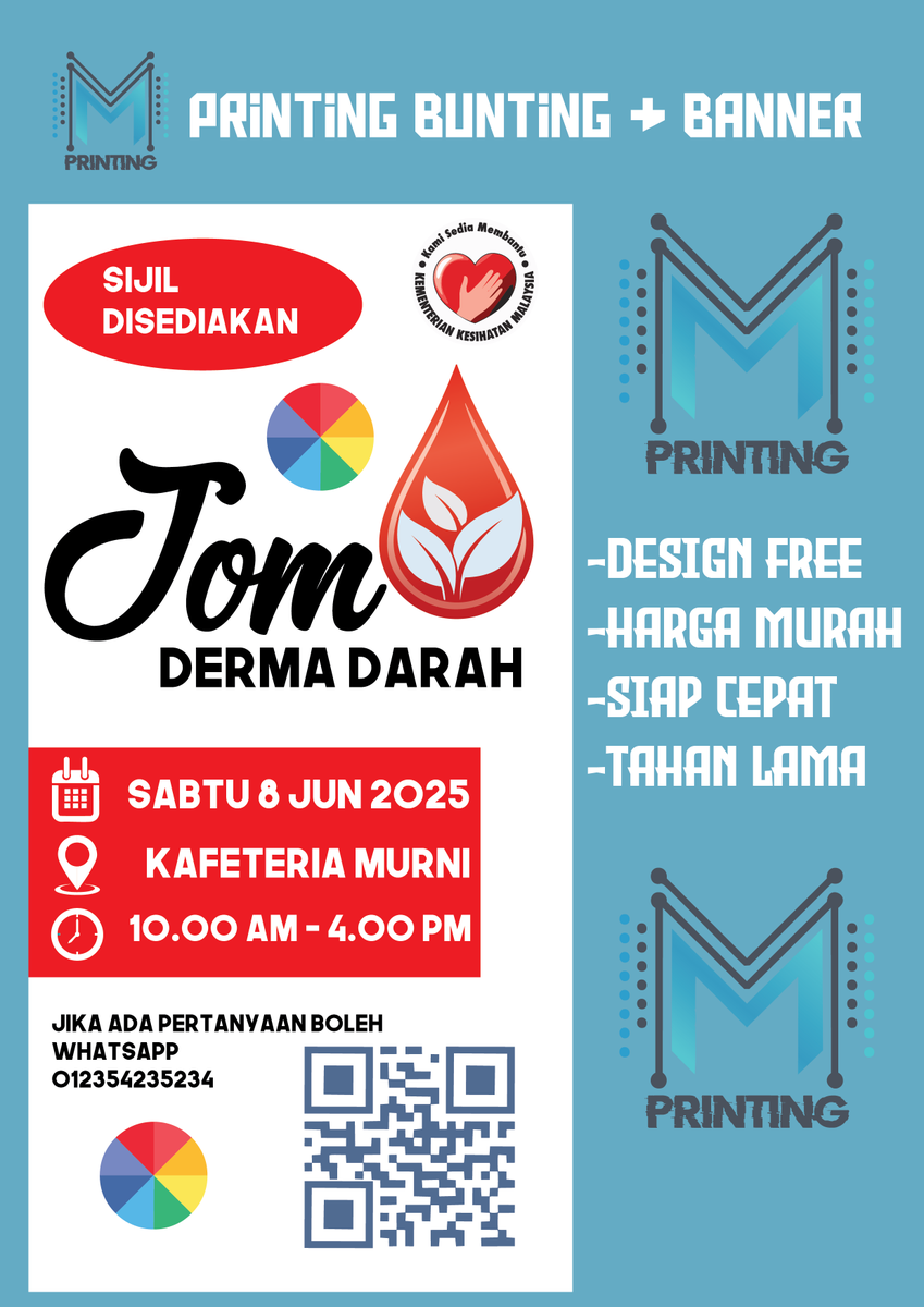 ManLiPrinting's tweet photo. jom buat bunting anda kat kami https://t.co/t0menDQRbu