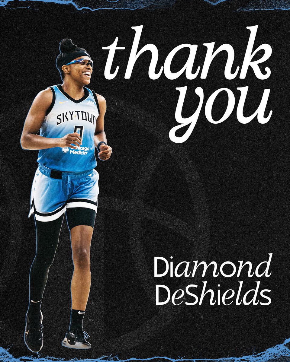 Chicago Sky (@chicagosky) on Twitter photo Thank you for everything, <a href="/diamonddoesit1/">Diamond DeShields</a> ❤️💎
Wishing you the best on and off the court 🫶 Thank you for everything, <a href="/diamonddoesit1/">Diamond DeShields</a> ❤️💎
Wishing you the best on and off the court 🫶