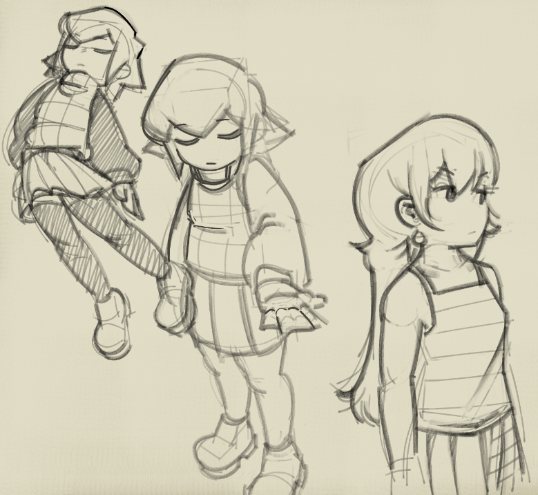 fartceil's tweet photo. been playing 2kki again 
doodled some Urotsukis and a Shimako. trying to decide how I want to draw them. . . https://t.co/BUThYtT3Jw