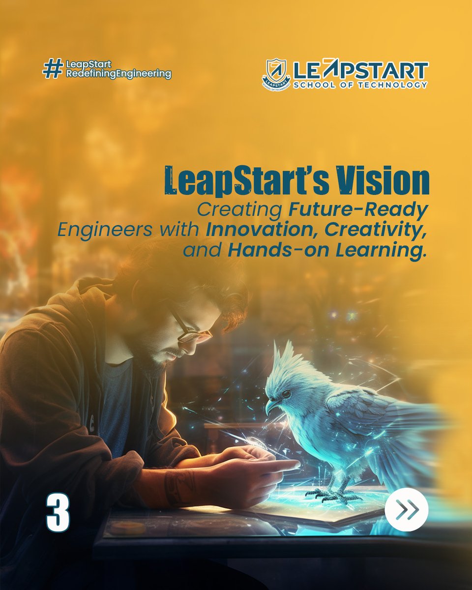 LeapStart_tech's tweet photo. ⚡️ Indian Engineering Education is Outdated! But we have the fix. ⚡️
💡 LeapStart = Industry grade learning + Real world projects + Paid Internships 💡
✅ 40+ hands-on projects
✅ Mentorship from top tech leaders
✅ AI &amp; Data Science training
#LeapStart #RedefiningEngineering https://t.co/hkE8a8lj2h