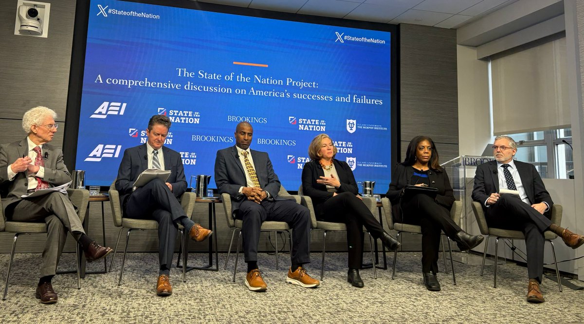 StateofNation25's tweet image. Expert panelists sharing insights from stateofnation.org  @douglasharris99 @CeciliaERouse @RobertDoar @KironSkinner @swinshi 
@WilliamGalston @BrookingsInst @AEI @Tulane
