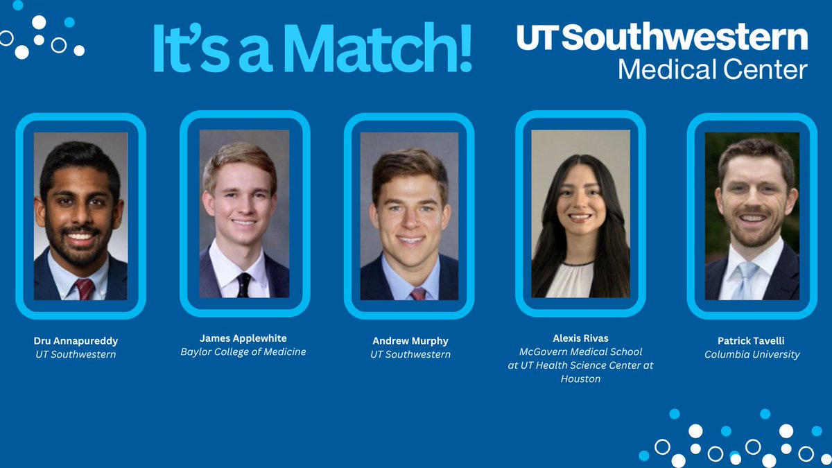 IT'S A MATCH! 🎉🤩 We are thrilled to introduce the UT Southwestern Urology Residency Class of 2030! Welcome to the family, we can't wait to have you here! #MatchDay #UrologyMatchDay #ItsAMatch #UTSWLife #UTSWNews #Dallas #Urology