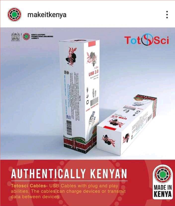 Its_Muthungu's tweet photo. ๐ Buy TOTOSCI USB Cables on @MasokoKe & pick up at your nearest Safaricom Shop for just Ksh 100 delivery fee in Nairobi county!
Outside Nairobi county? Delivery fee Ksh 100-300.
Shop now & share your experience! ๐โจ #Masoko #TOTOSCI
https://t.co/KZs7XxYXj1 https://t.co/bTURkXnVbX