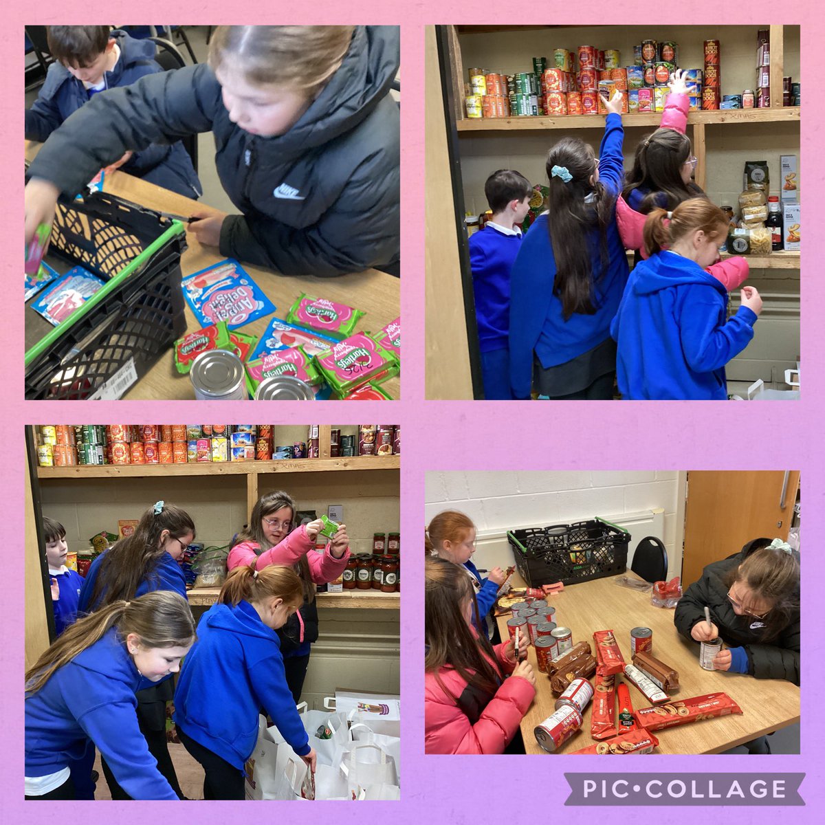 Thank you to the Eco council for helping me, sort, date, stack and make up bags for our helping hand pantry. Everything is ready for opening on a Friday 10am-11am. <a href="/MarkhamY5_6GB/">Markham Year 5/6 Miss Branch</a> <a href="/MarkhamYear4/">Markham Year 4</a> <a href="/markhamY5_6BA/">Markham Year 5/6 MR Arthur</a> <a href="/CaerphillyCBC/">CaerphillyCBC</a>
